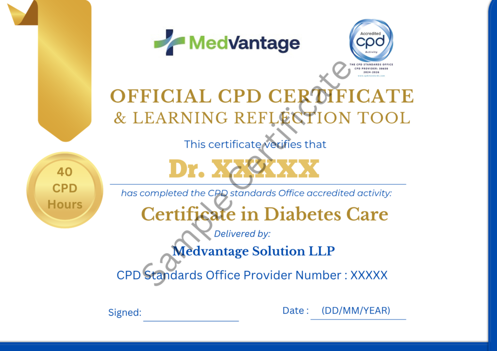 Sample CPD Diabetes Care