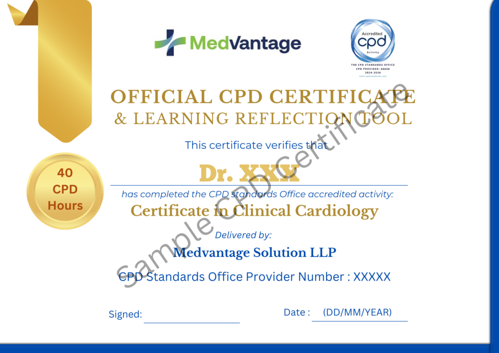 CPD Certificate in Clinical Cardiology