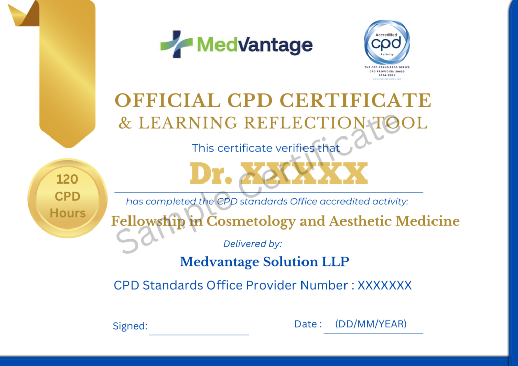 Fellowship in Cosmetology and Aesthetic Medicine