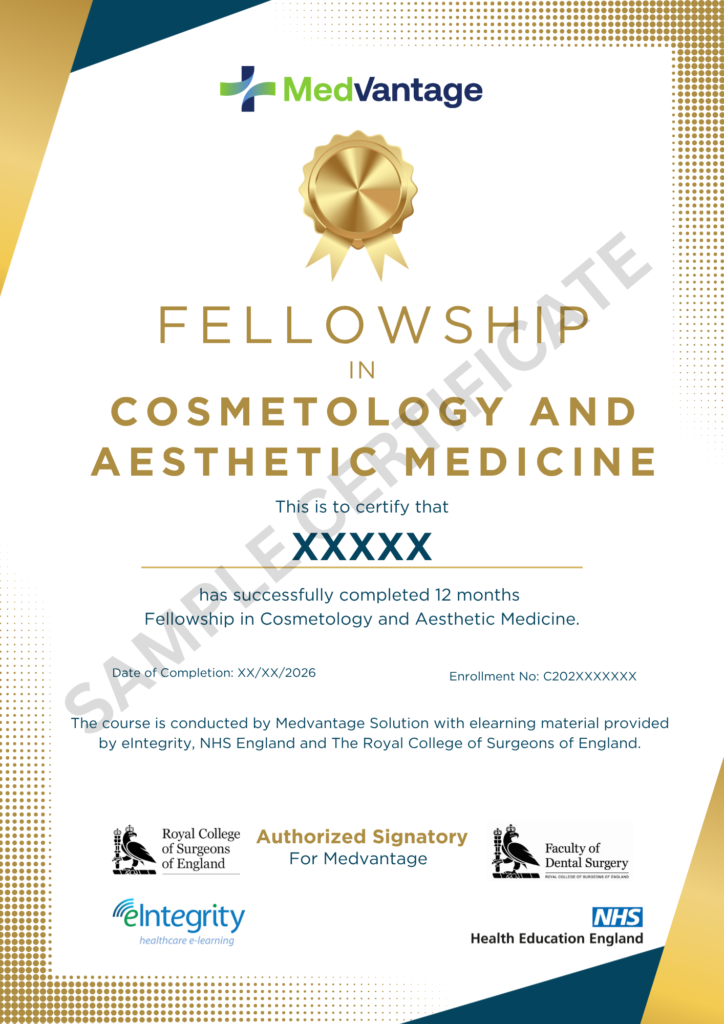 Fellowship in Cosmetology and Aesthetic Medicine