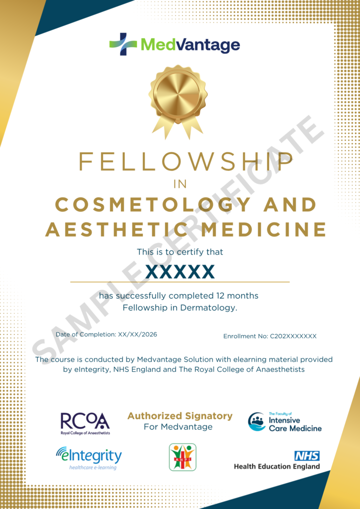 Fellowship in Cosmetology and Aesthetic Medicine