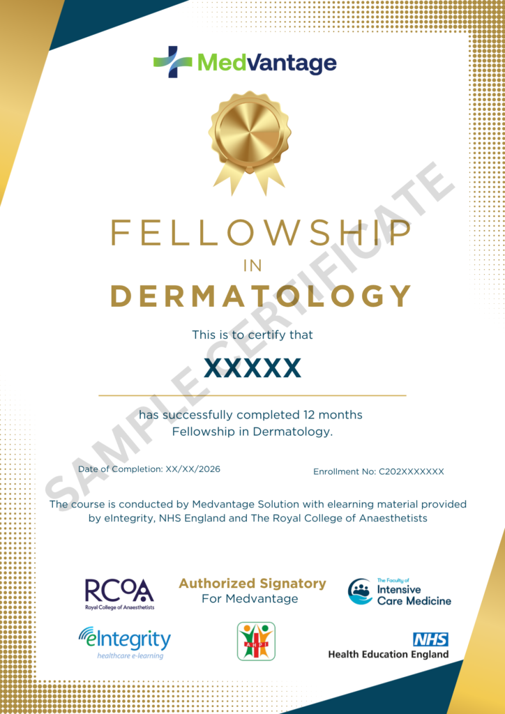 Sample Fellowship in Dermatology