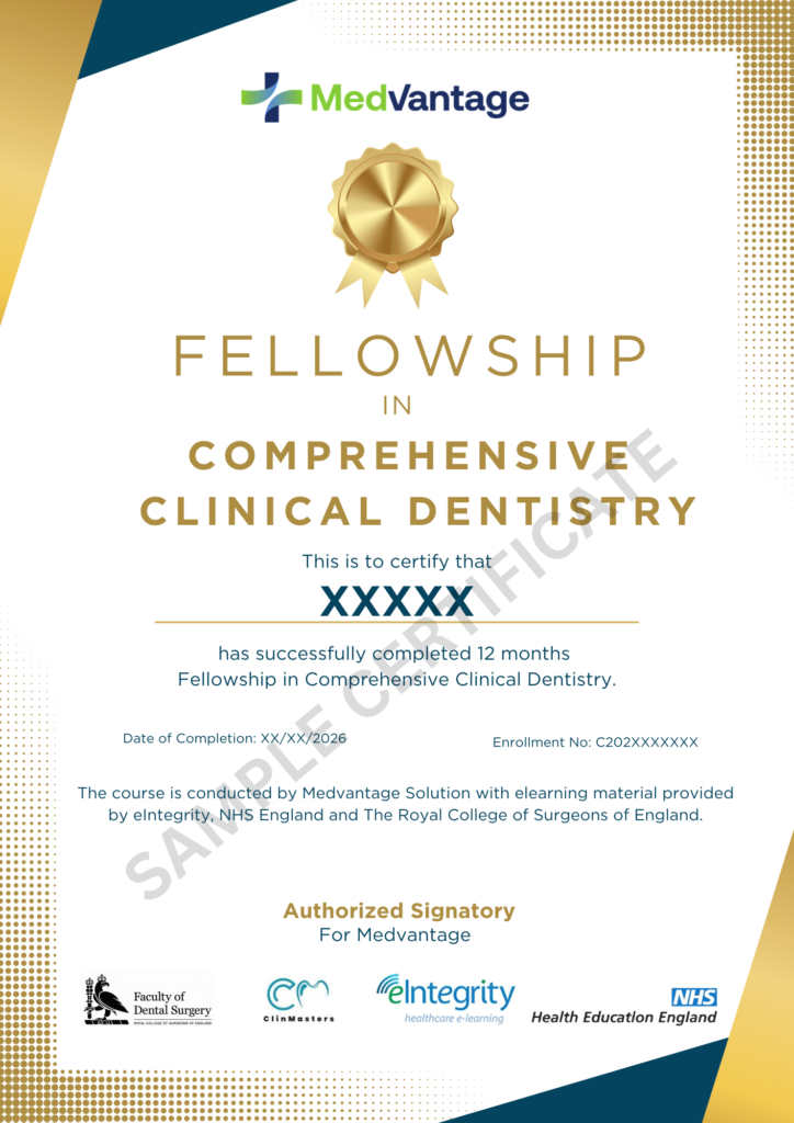 Fellowship in Comprehensive Clinical Dentistry